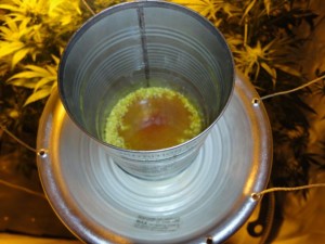 Quemador de azufre en el cultivo de marihuana